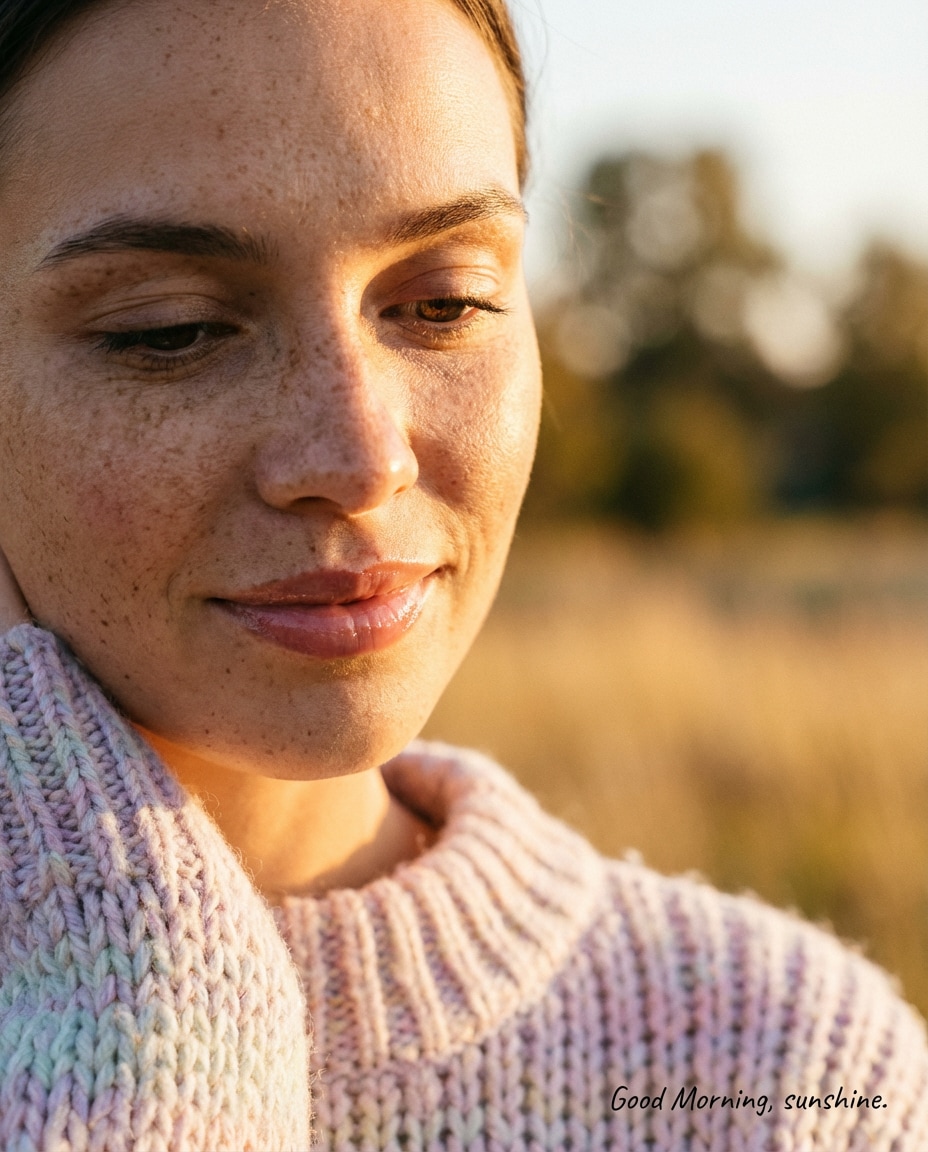 soft pastel sweater photo