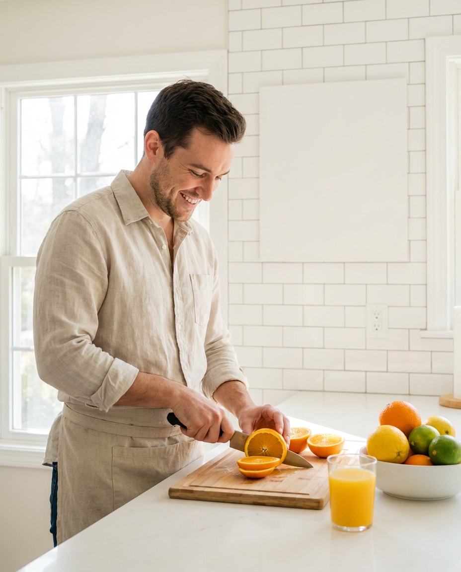 bright kitchen citrus photo