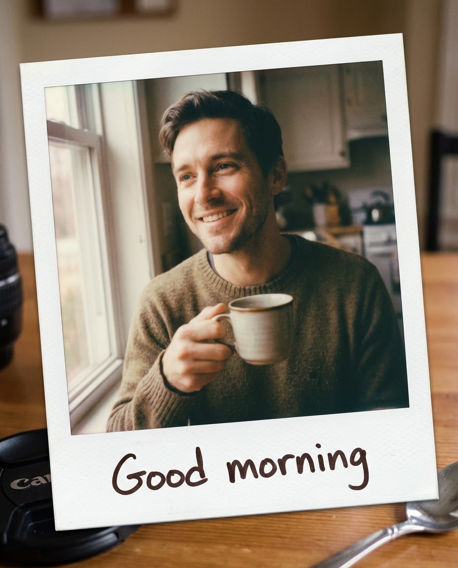 classic polaroid look photo