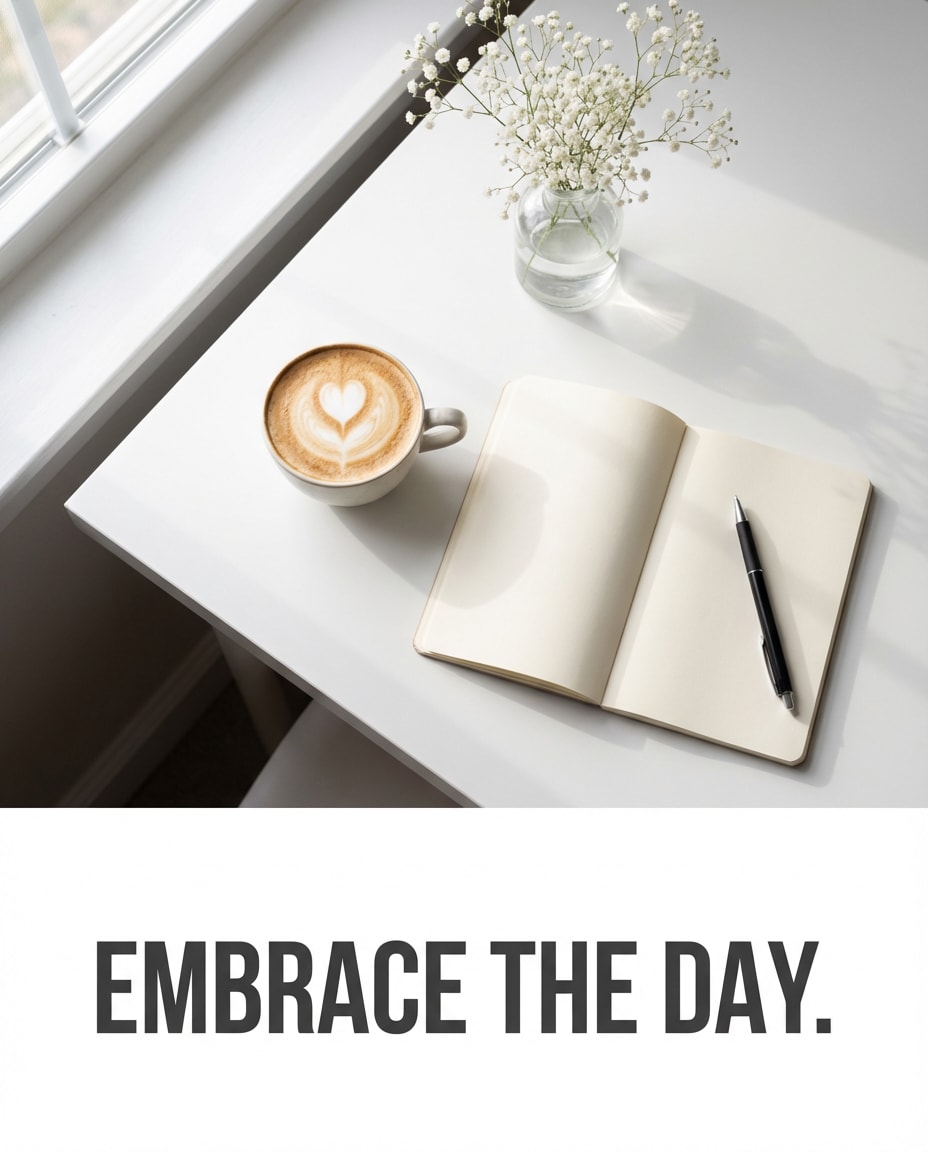 minimal quote card photo