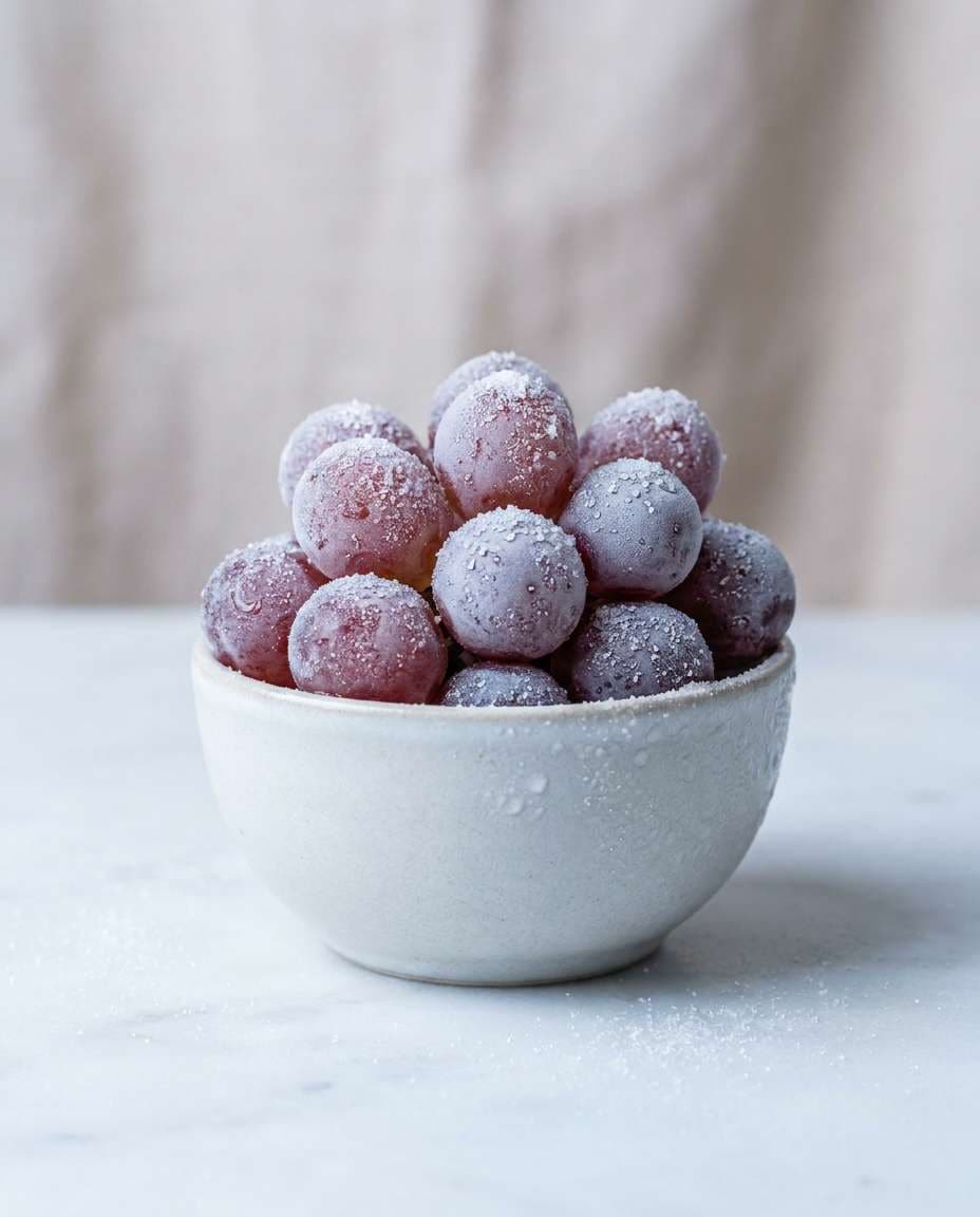 frozen grapes dessert photo