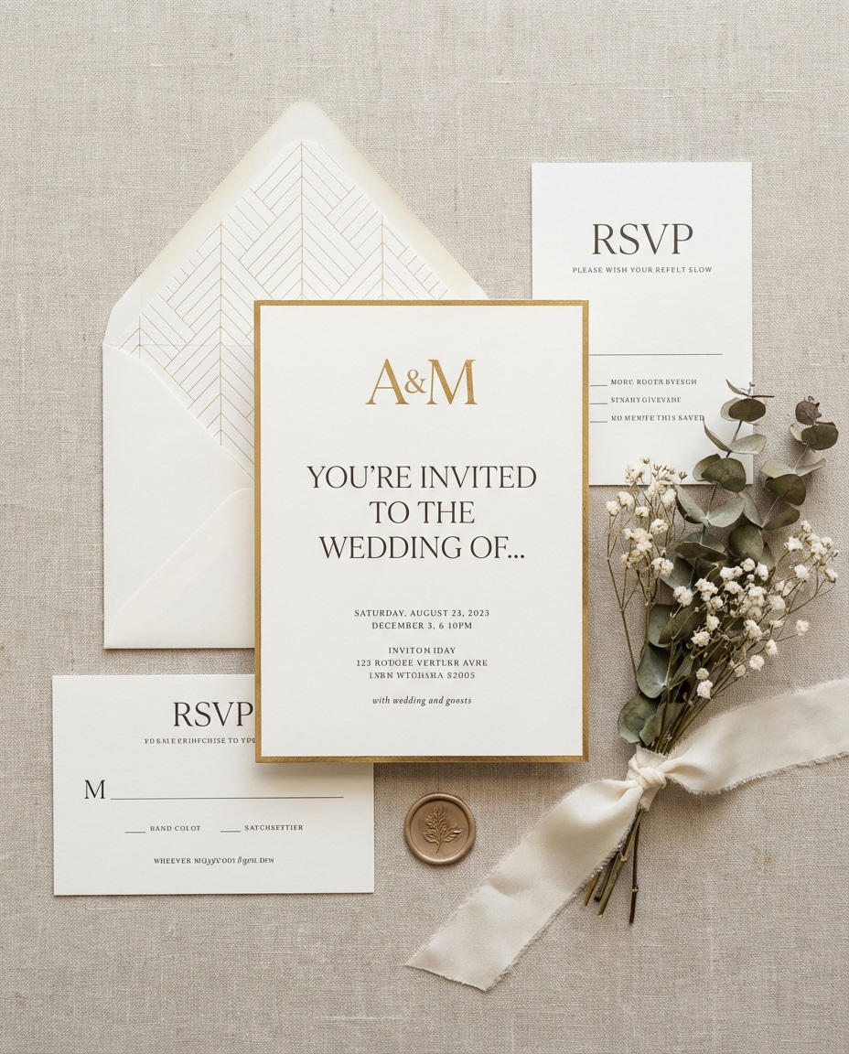 wedding invite suite photo
