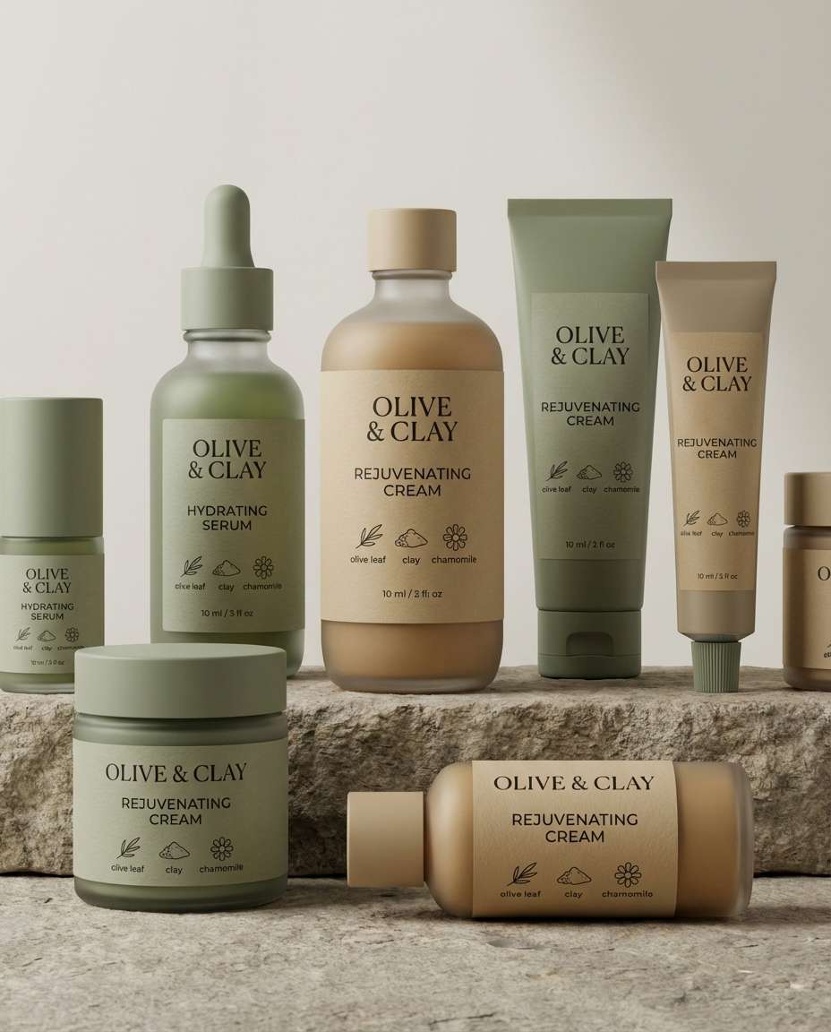 eco skincare labels photo