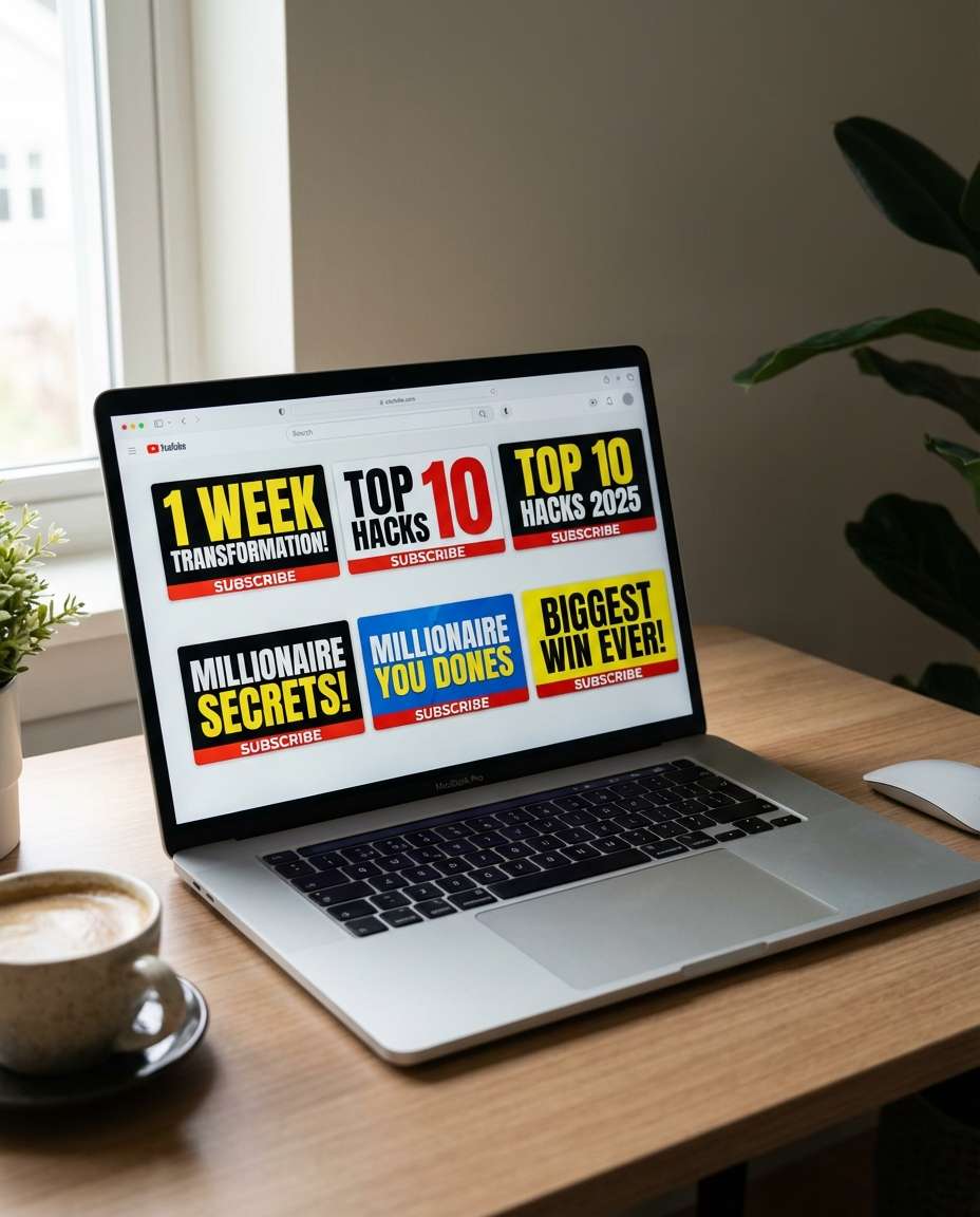 youtube thumbnail set photo