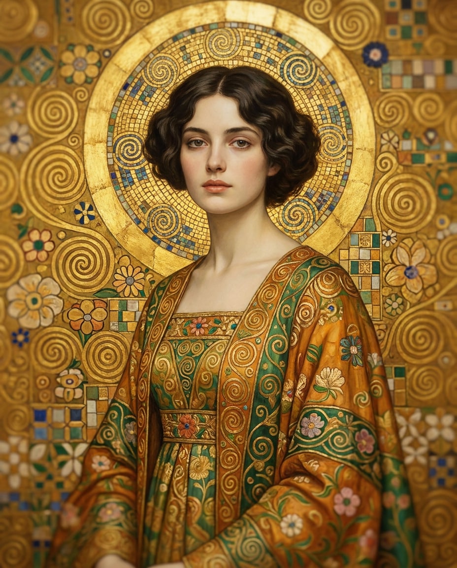 golden halo portrait photo