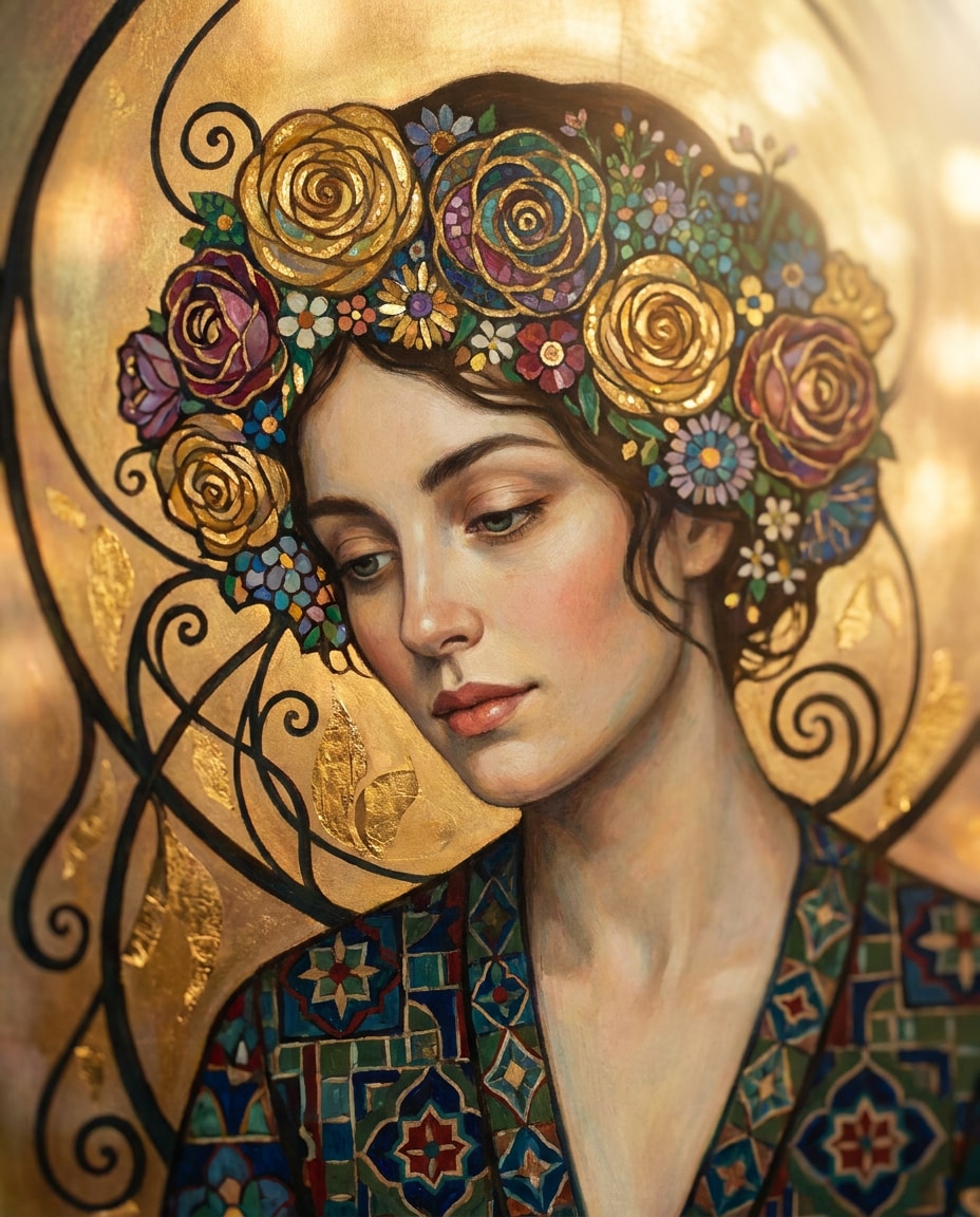 floral crown muse photo