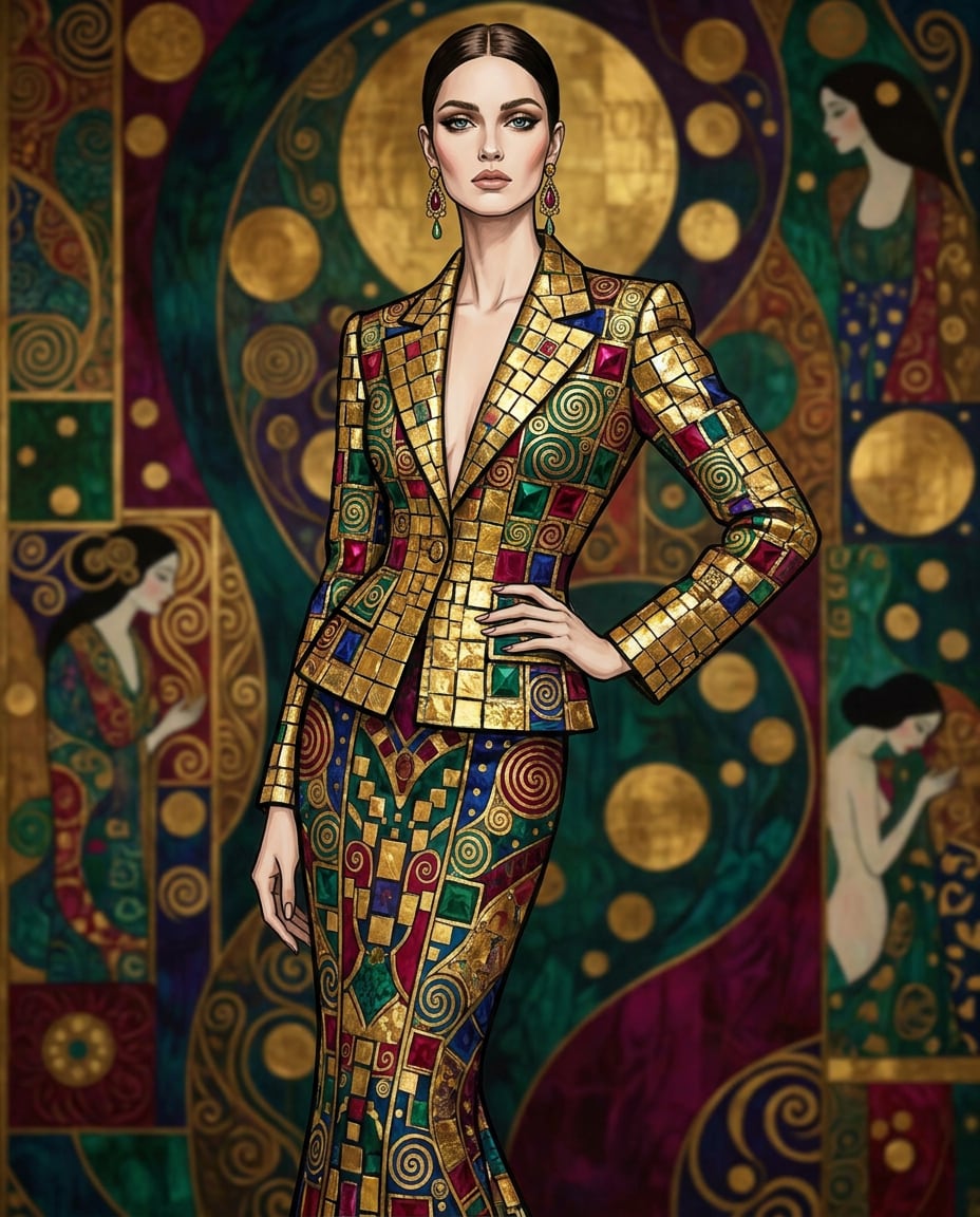 ornate fashion editorial photo
