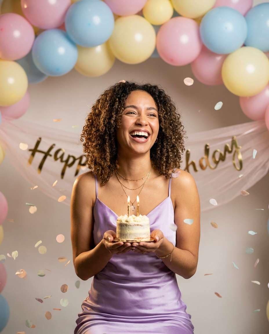 balloon arch portrait photo