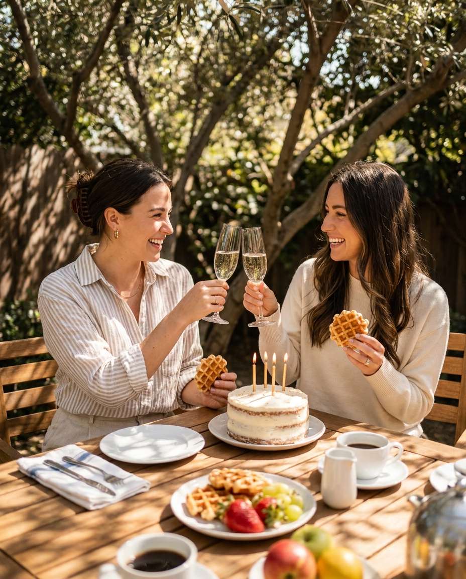 outdoor cafe toast photo