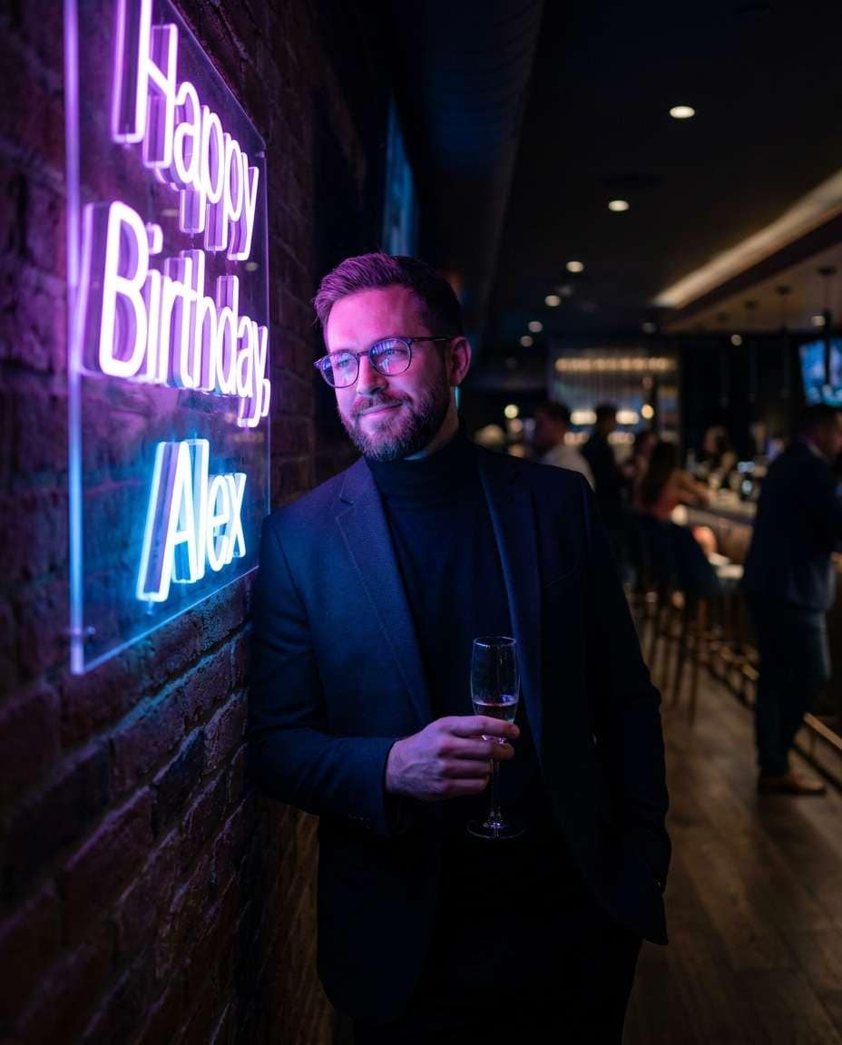 neon name wall photo