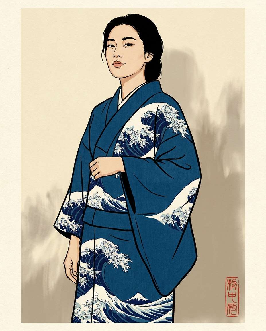 pattern kimono photo