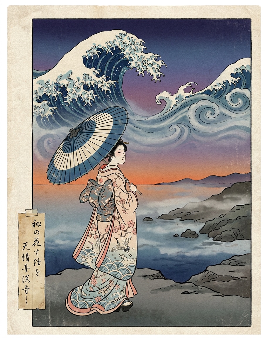 geisha under photo