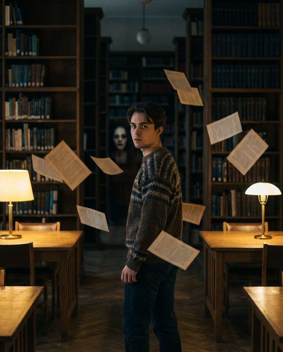 library whisper aisle photo