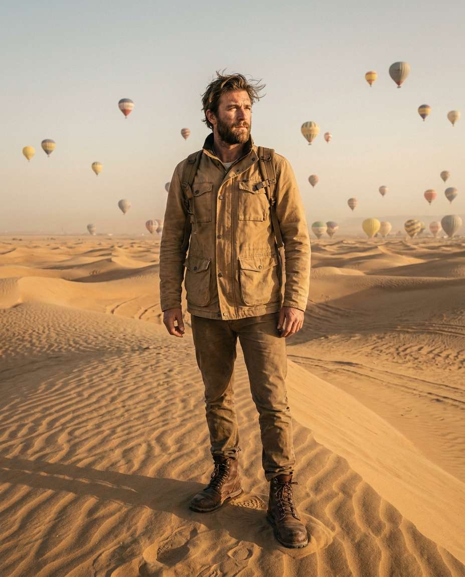 desert dawn adventure photo