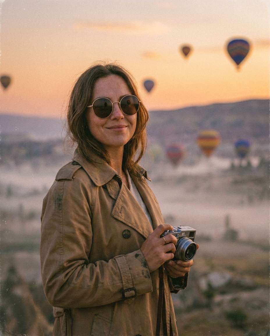 vintage film traveler photo