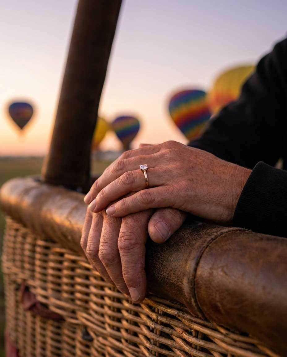 hands on basket detail photo