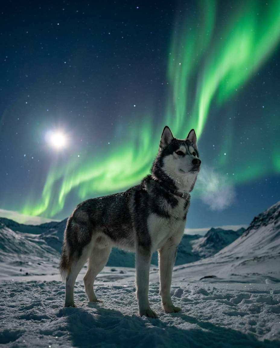arctic aurora night photo