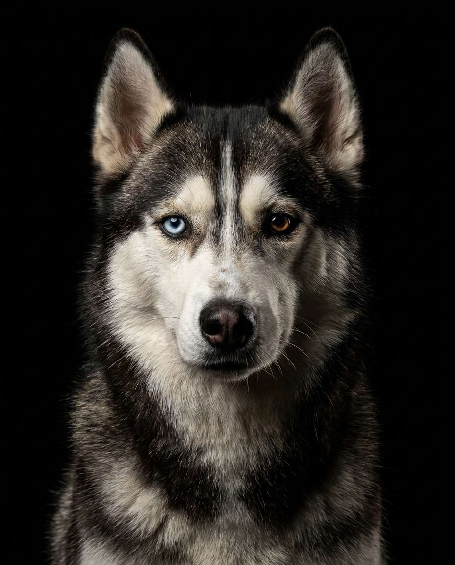 studio black backdrop photo