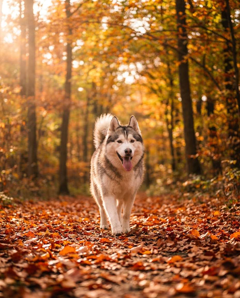 autumn leaf trail photo