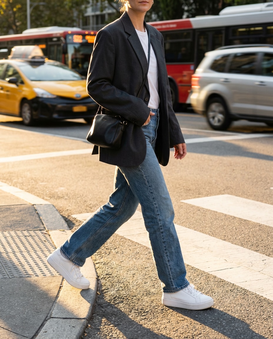 street style crosswalk photo