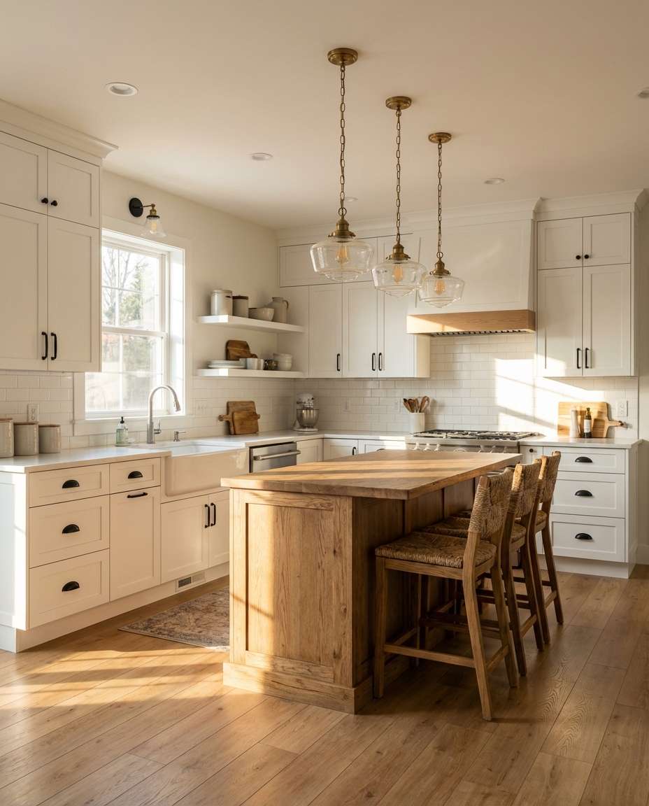 modern farmhouse kitchen photo