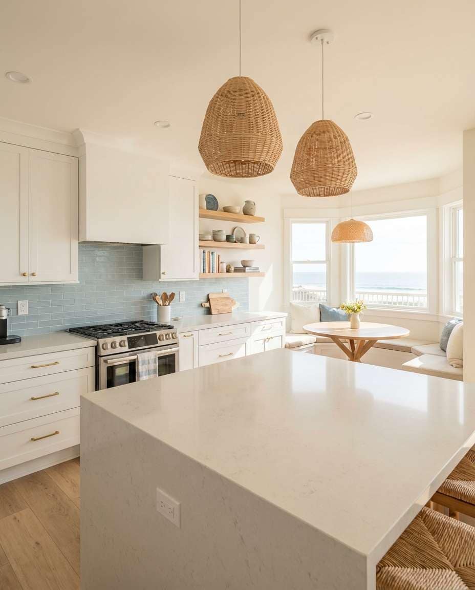 coastal airy kitchen photo