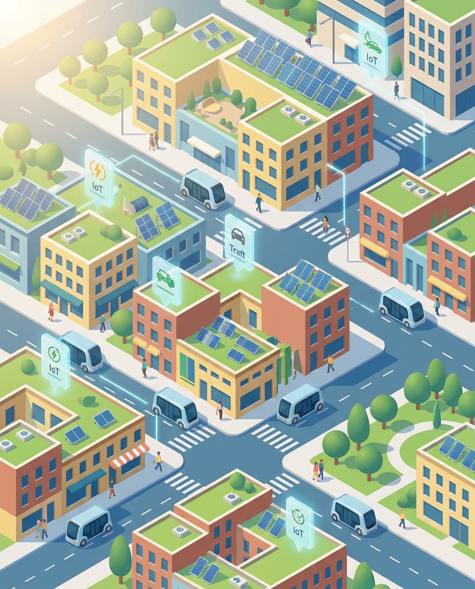 smart city blocks photo