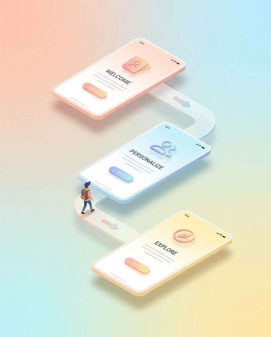 app onboarding journey photo