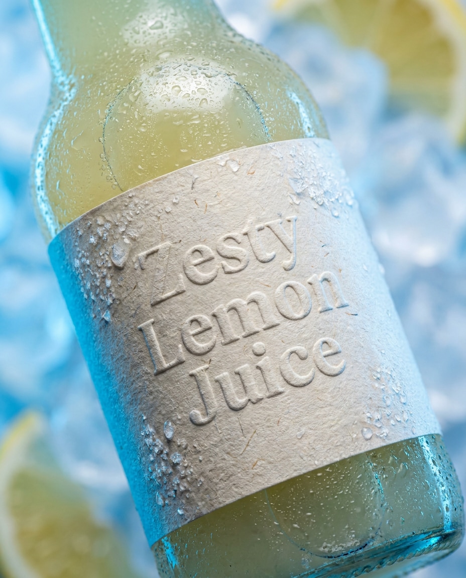 ice cold closeup photo