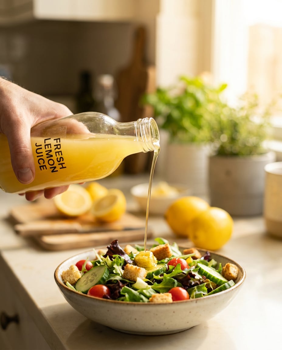 pour over salad photo