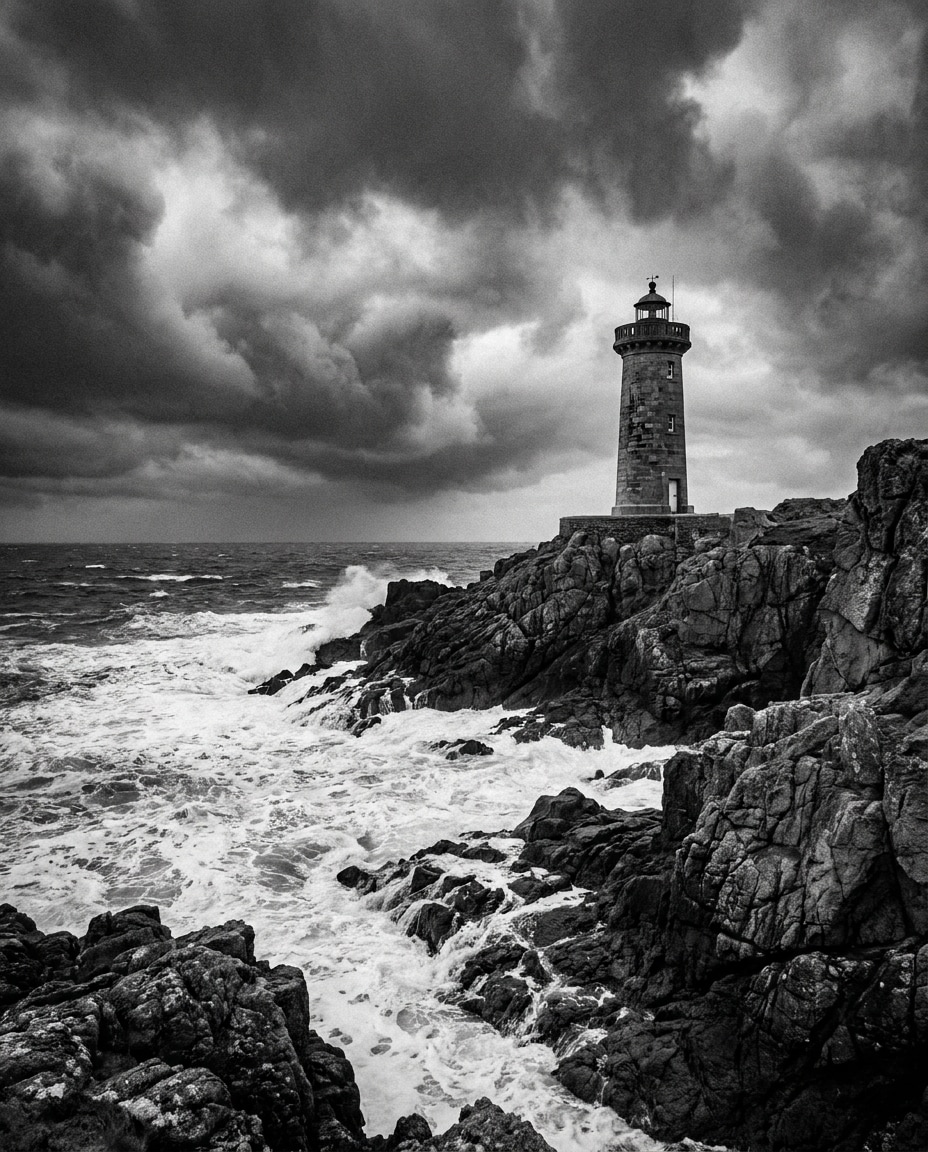 black and white classic photo