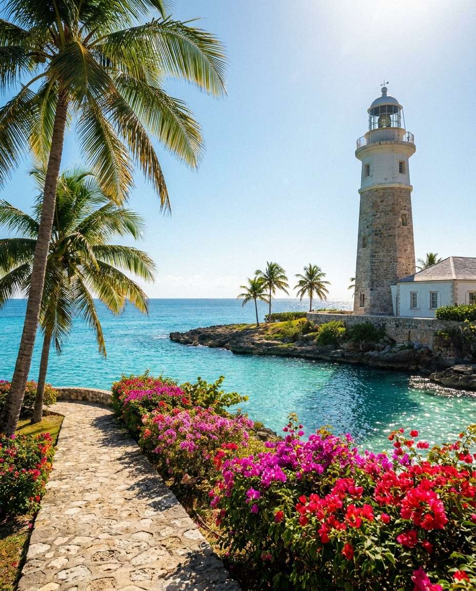 tropical turquoise cove photo
