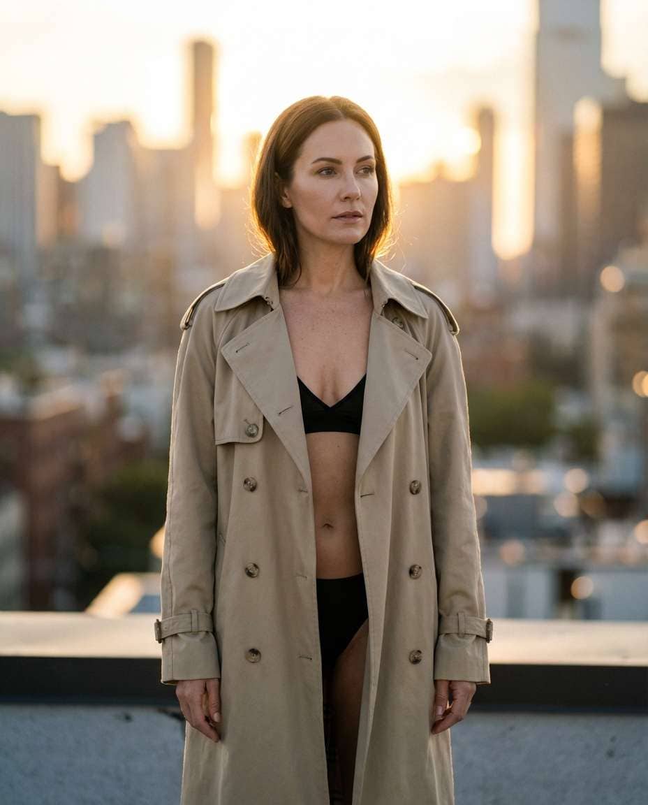 rooftop golden hour photo