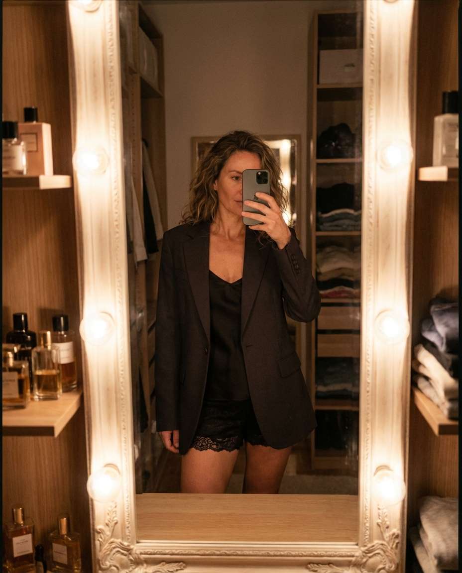 mirror self portrait photo