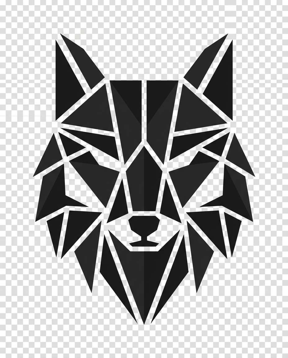 minimal geometric animal photo