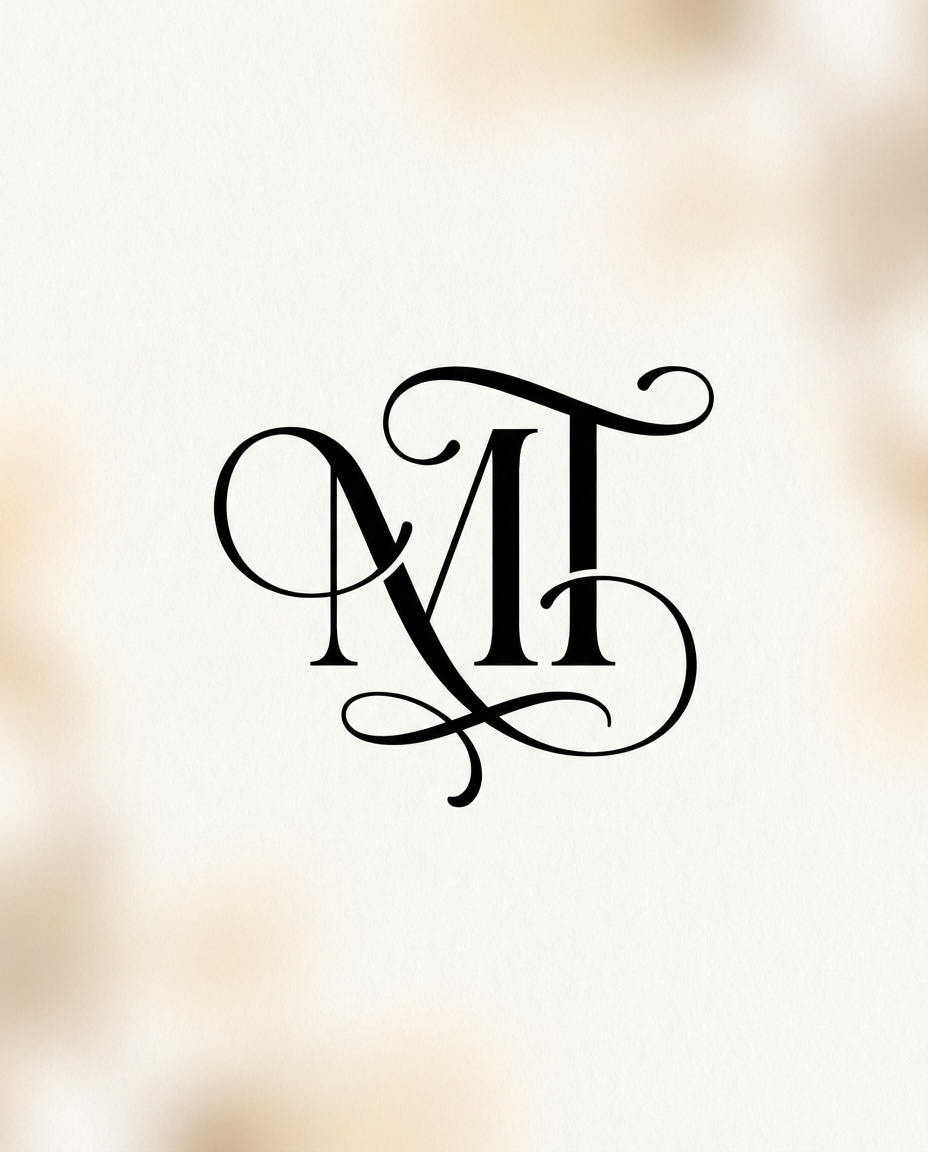 monogram serif classic photo