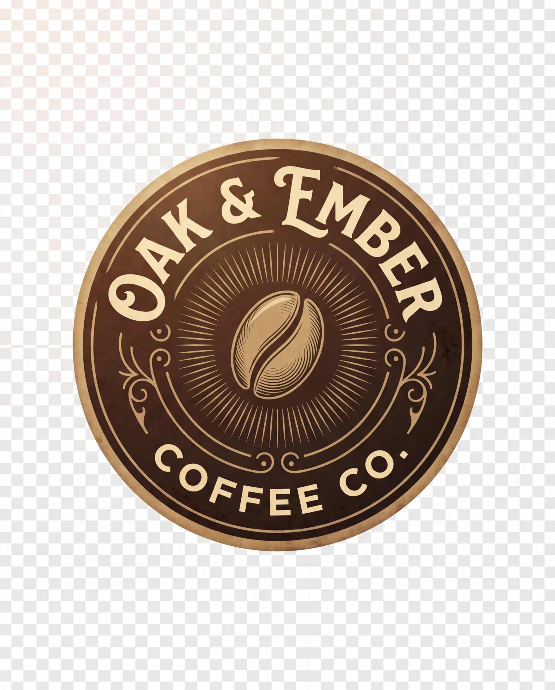 coffee vintage badge photo