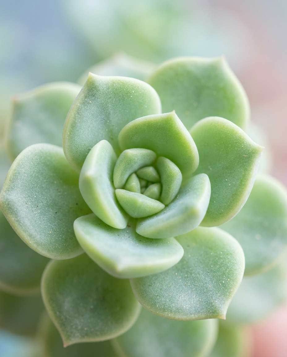 succulent spiral center photo