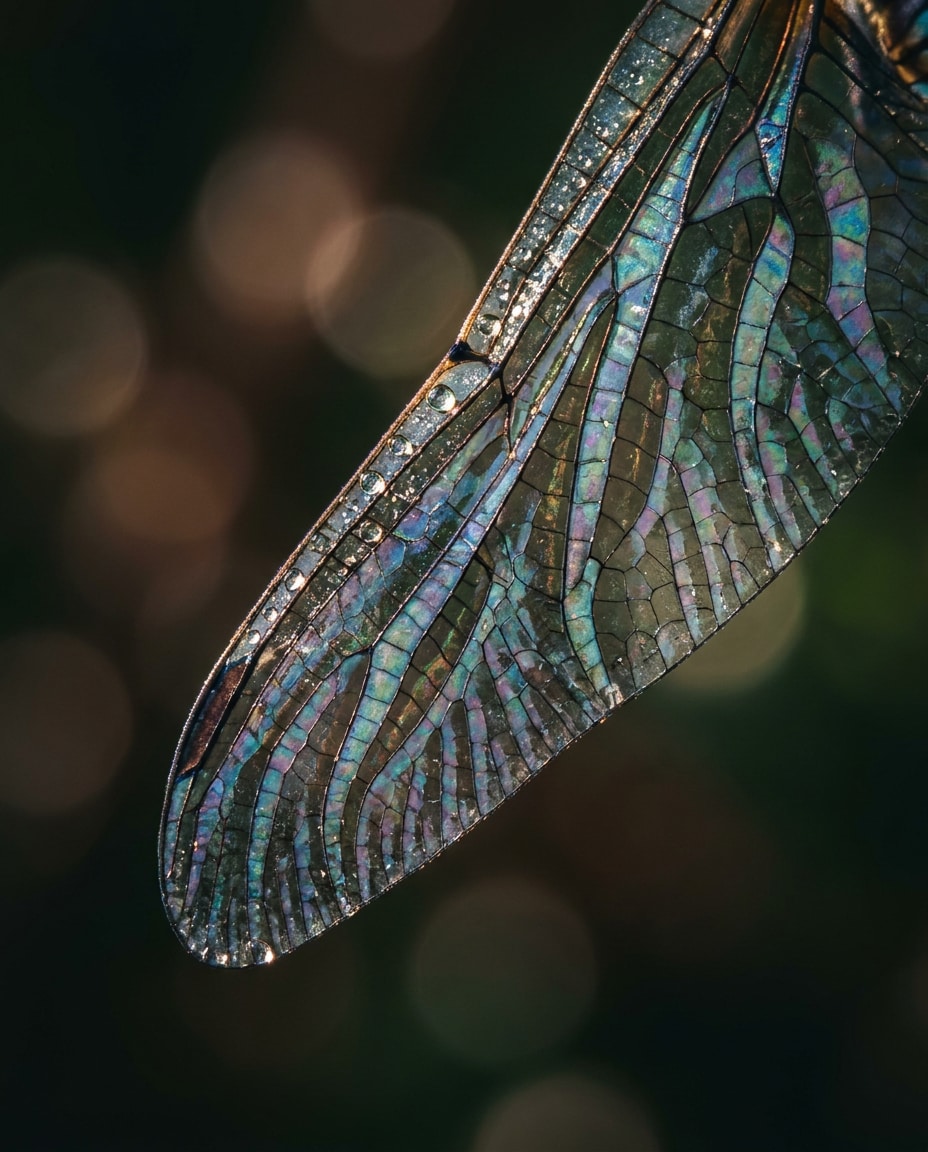 dragonfly wing prism photo