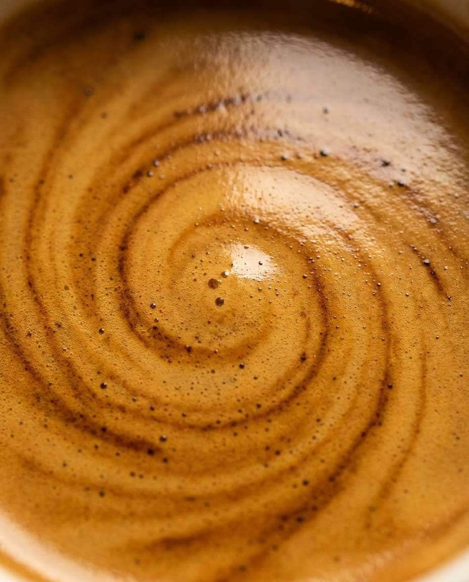 coffee crema swirl photo