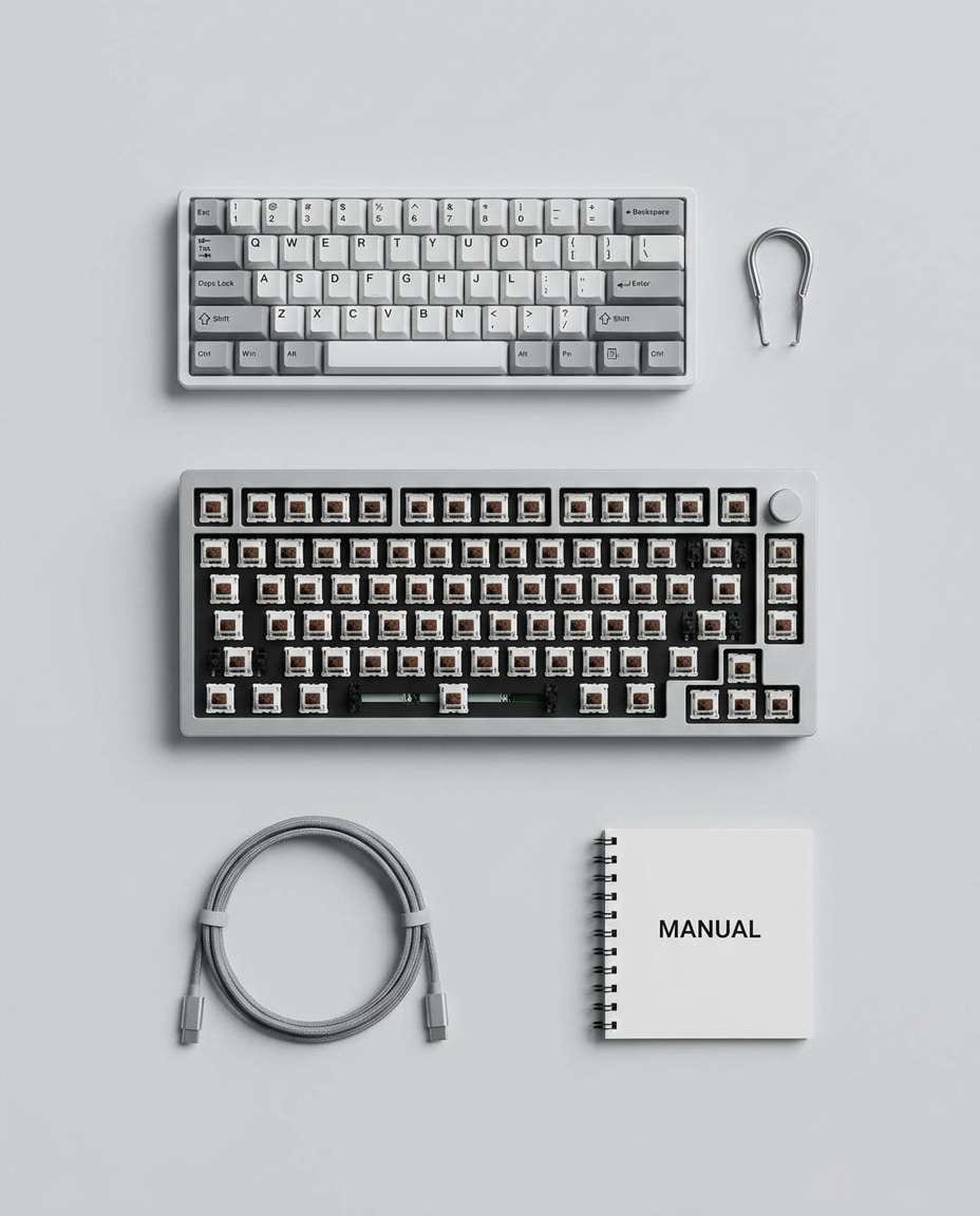 exploded accessories layout photo