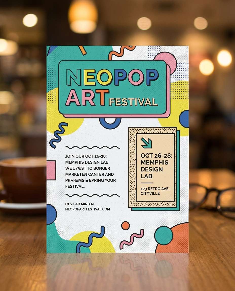 event flyer layout photo