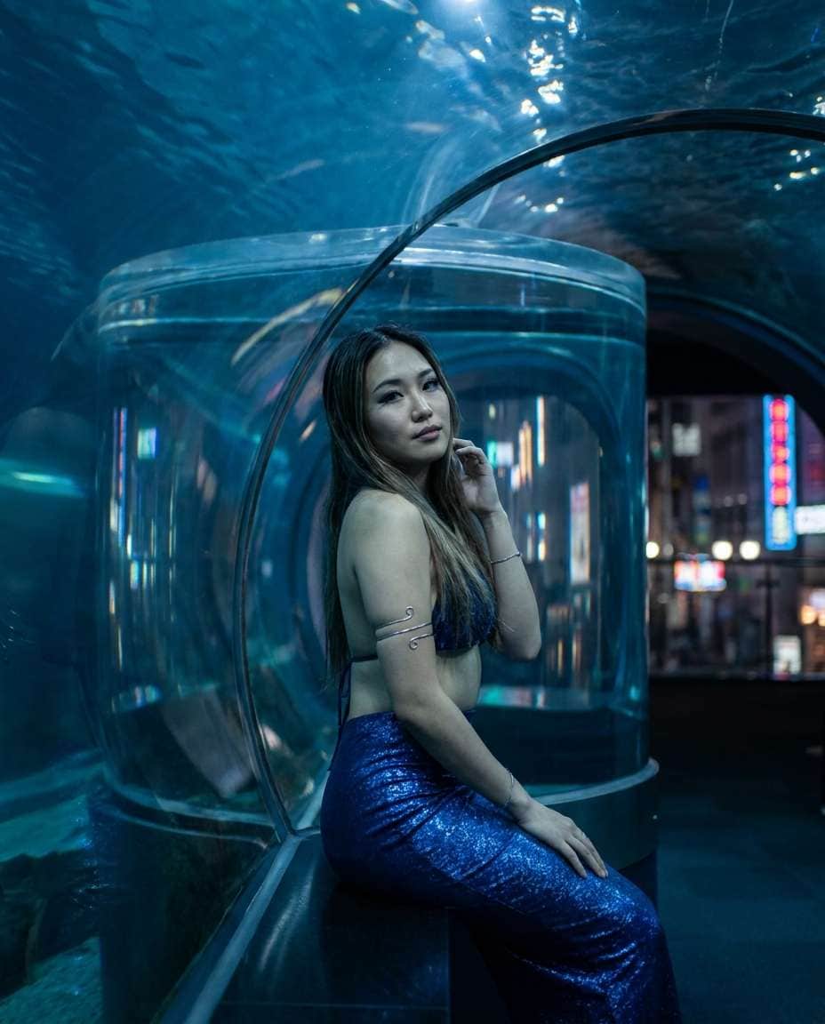 urban aquarium fantasy photo
