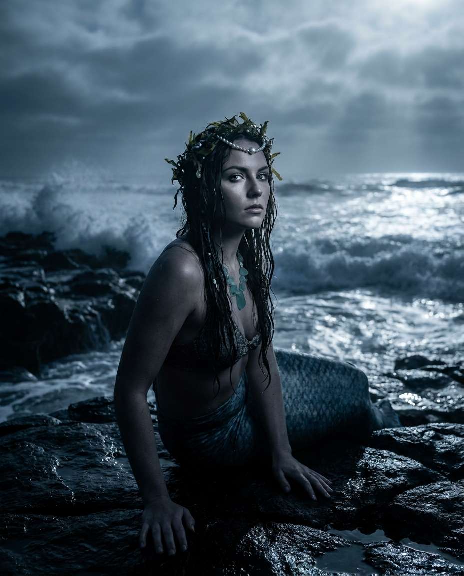 moonlit shore siren photo