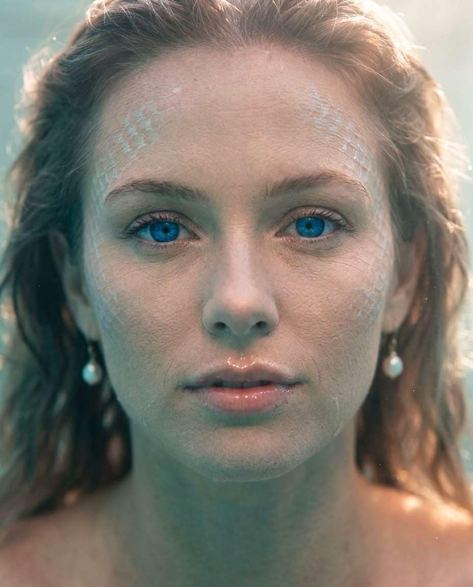 sapphire eyes close portrait photo