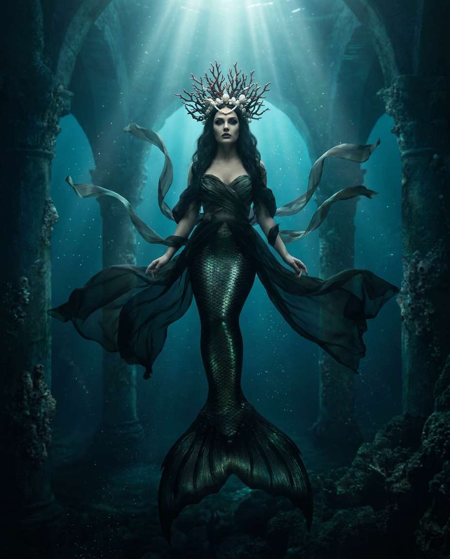 dark ocean royalty photo