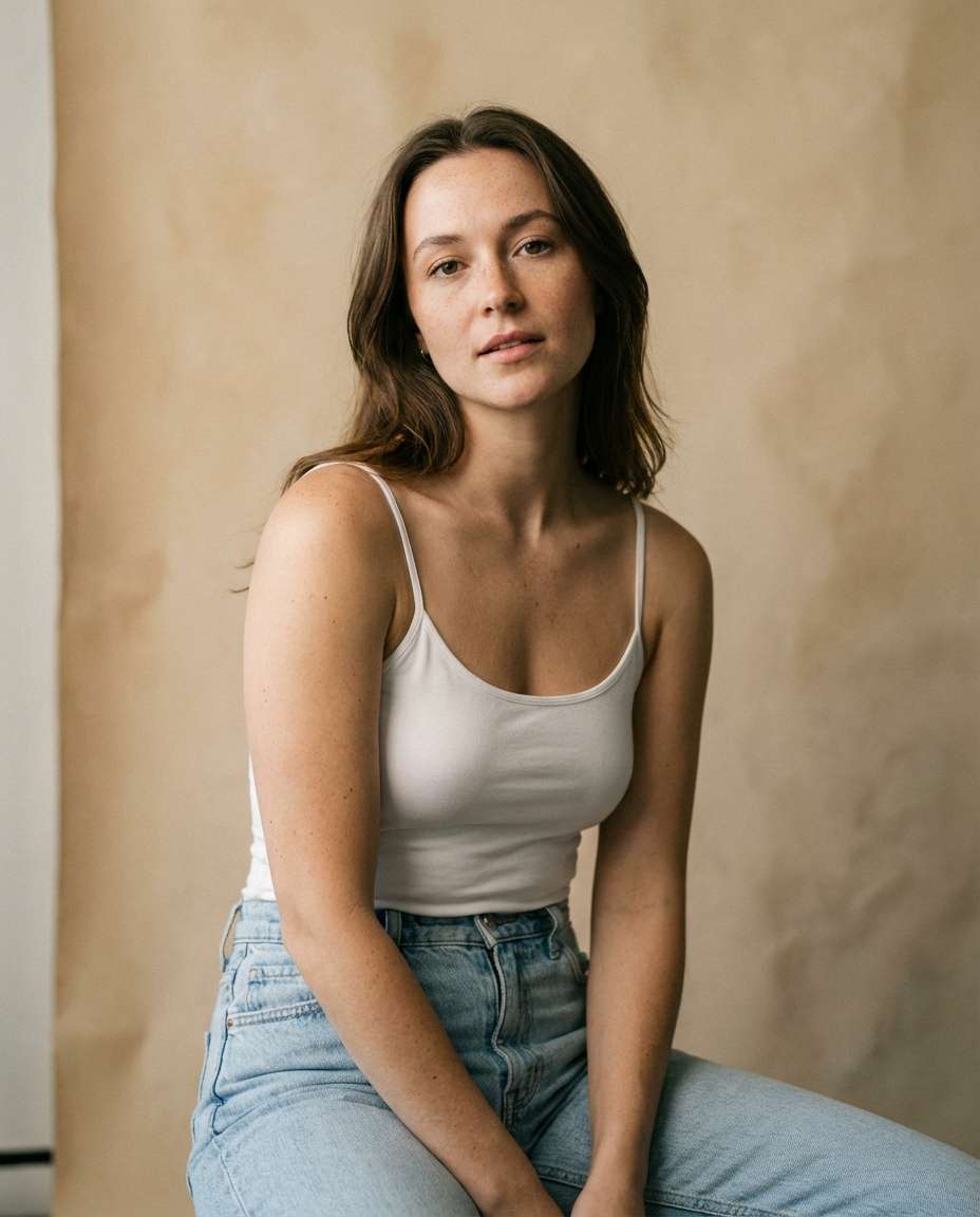 soft beige studio photo