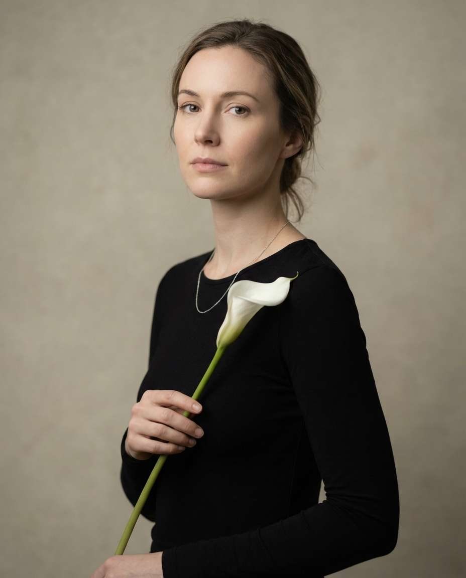 single flower portrait photo