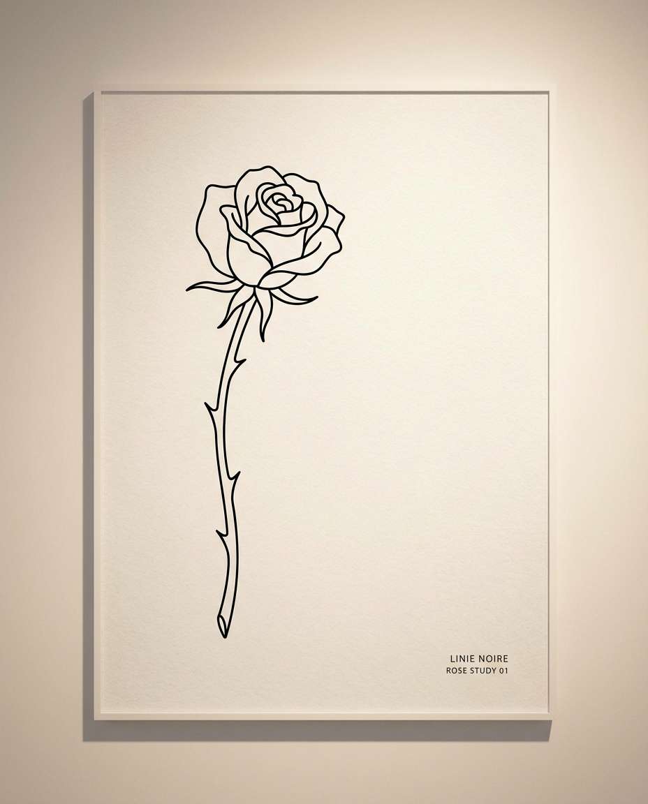 rose and thorns photo