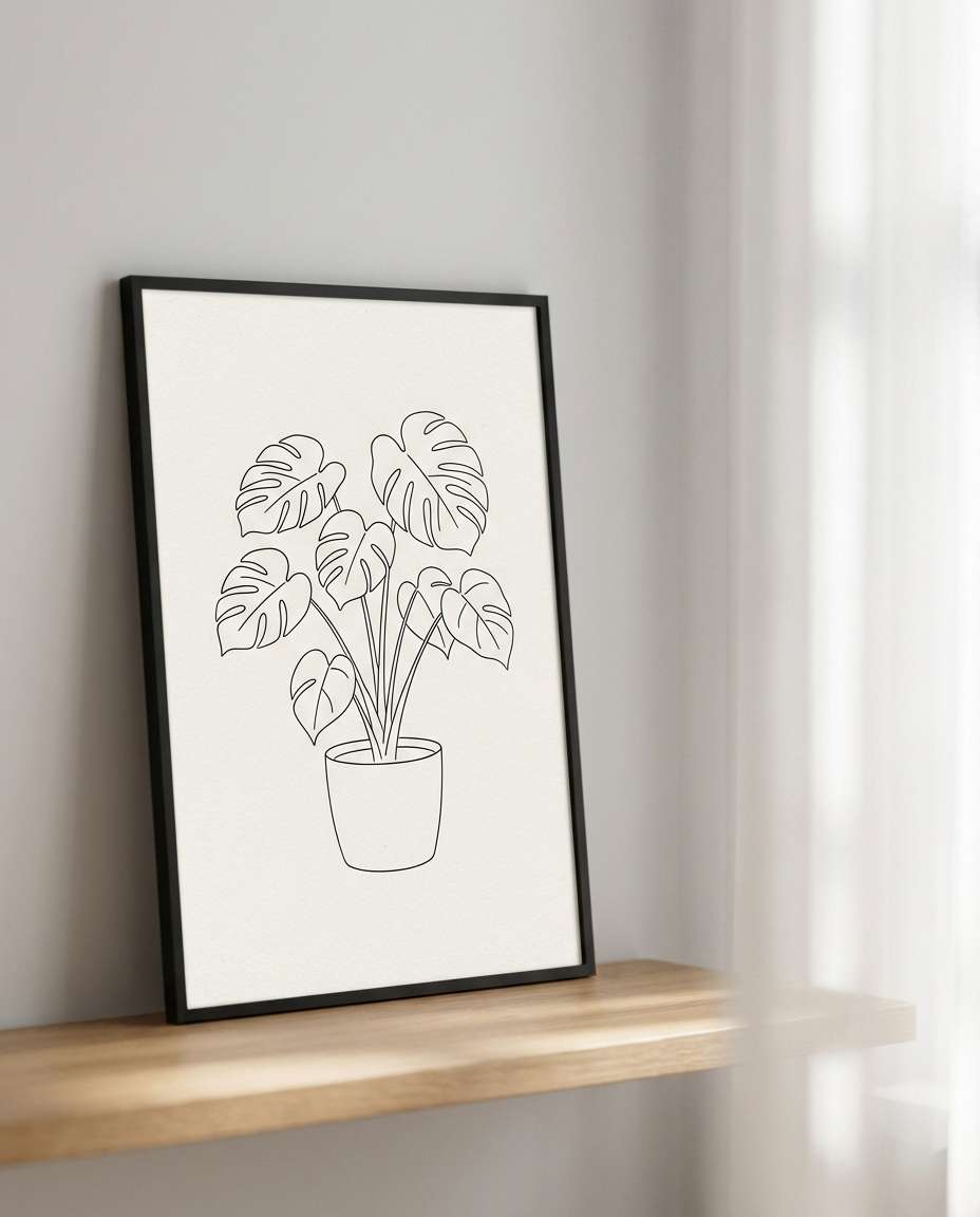 potted plant corner photo